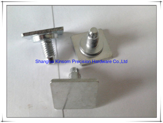 Square head special step screw with zinc-nickel for automotive