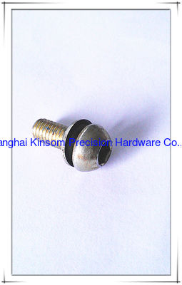 Special combination screw with flange for fastening