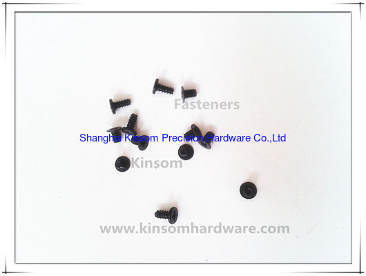 Cross recessed flat head electrical small screw for Telephone，watch assembly