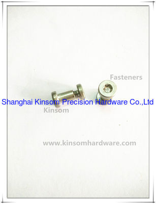 Six-lobe torx flat head semi-tubular rivets and screws,combination female-male screws