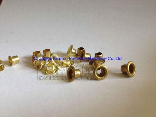 Rivetti tubulari in ottone, rivetti cavi speciali a freddo