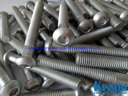Hexagon socket button head cap screws with grade10.9 Dacromet plating with partial thread