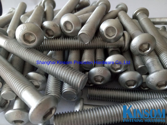 Hexagon socket button head cap screws with grade10.9 Dacromet plating with partial thread