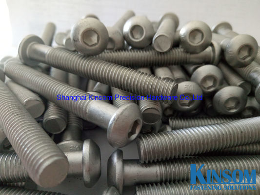 Hexagon socket button head cap screws with grade10.9 Dacromet plating with partial thread