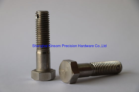 Hexagon Bolts Partial Thread Hole In Shank Customized 12.9 grade Cold Forging Bolt