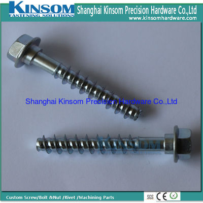 Hex flange self tapping step special bolts cold formed fasteners