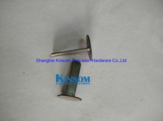 T slot solid rivets flat head speciality cold formed fasteners for lock accessories