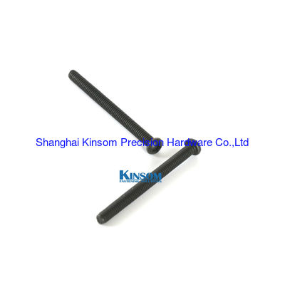 SS 304 countersunk hex head machine screws with blue nylon patch sandblasting blackeing coating