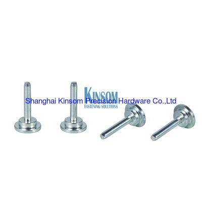 Solid rivets with flate head step customized pins fasteners accessories zinc coating
