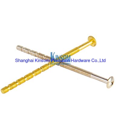 Vis à tête cylindrique bombée Phillips de longueurs 10MM-120MM, tige filetée, fixations personnalisées